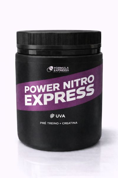 Power Nitro – Pré Treino com Creatina – Uva | Energia, Força e Performance